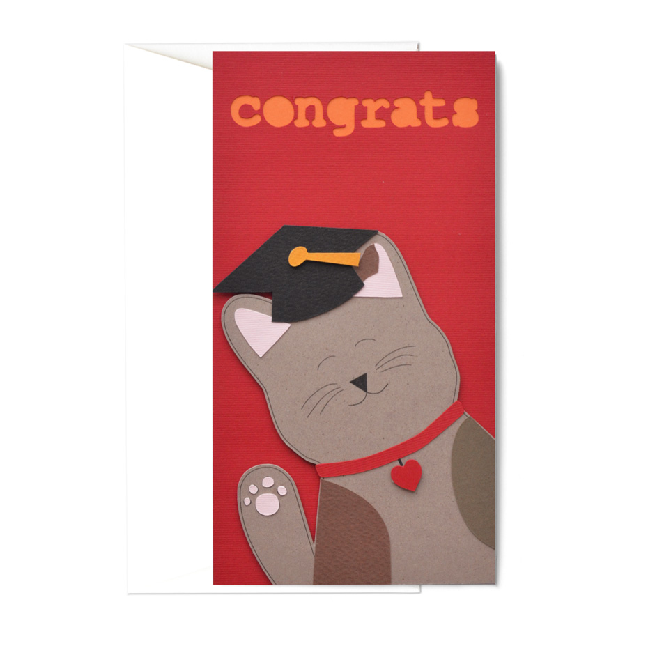 Buiglietto - lauera - Congrats - gatto della fortuna