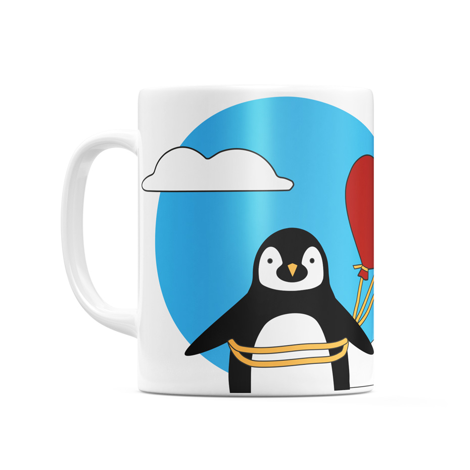 Mug - Pinguino tra le nuvole
