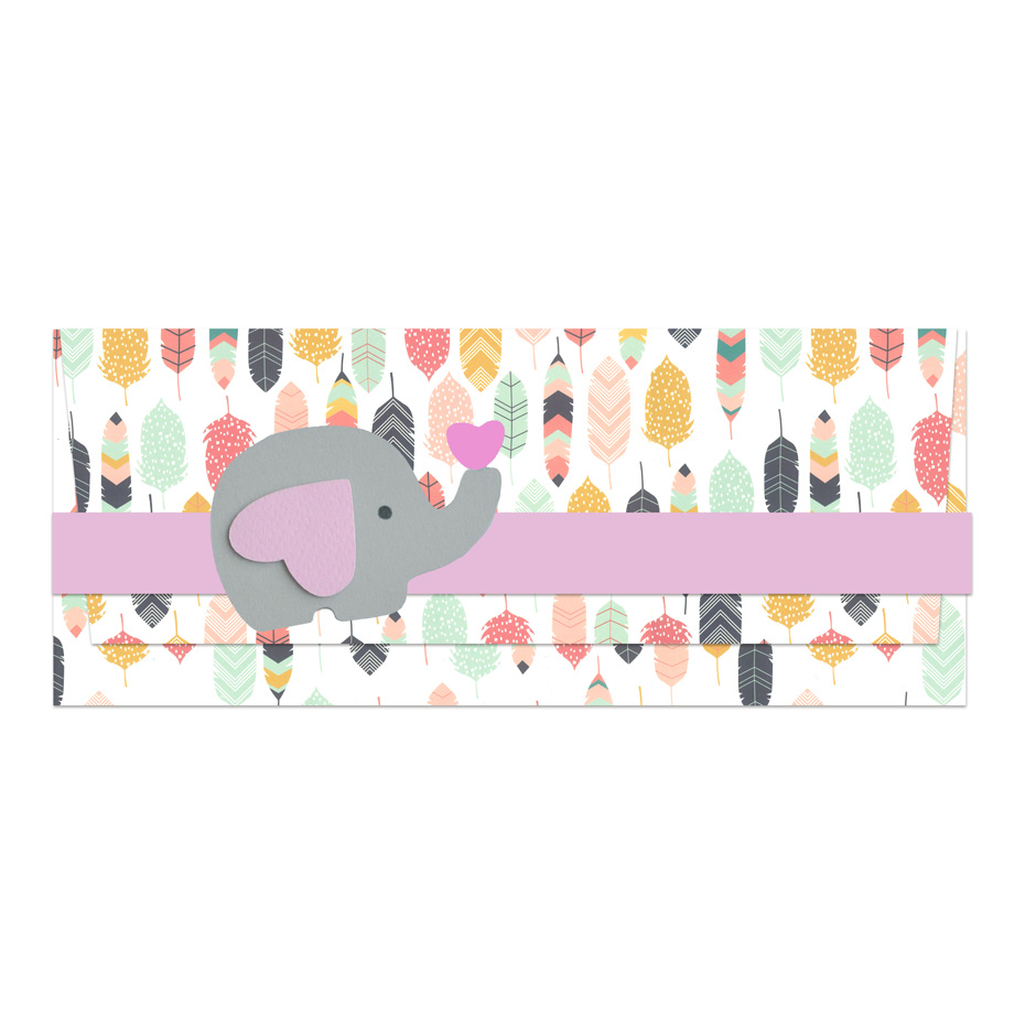 Portasoldi - Elefantino rosa