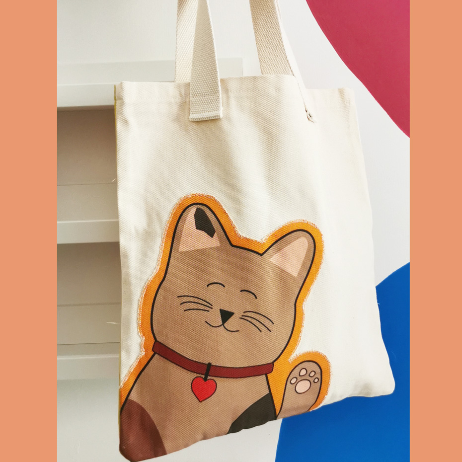 Tote bag - Rapuz gatta della fortuna